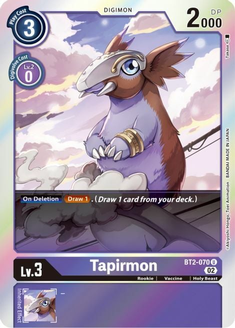 Tapirmon (Resurgence Booster Reprint) - BT2-070