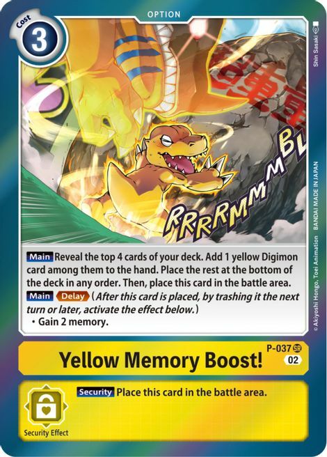 Yellow Memory Boost! (Resurgence Booster Reprint) - P-037