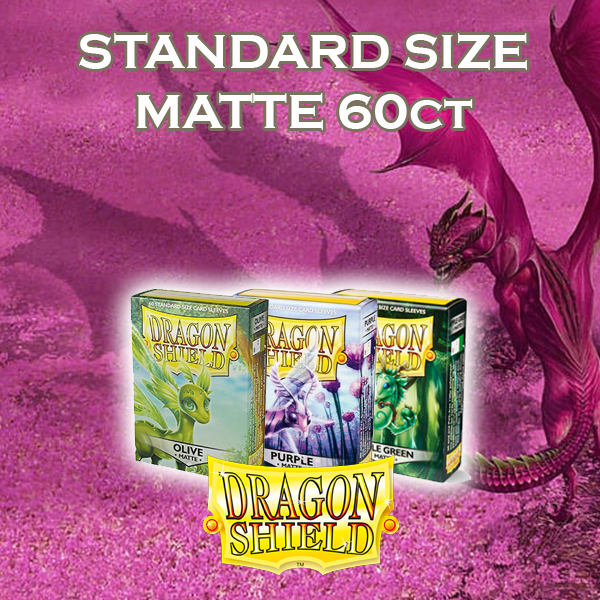 Dragon Shield - Standard Size Matte Sleeves (60ct)