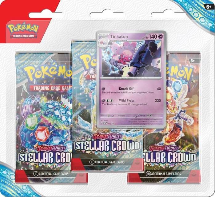 Pokémon TCG - Stellar Crown 3-Booster Blister