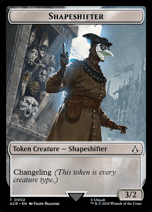 TACR - Assassin // Shapeshifter Double-Sided Token