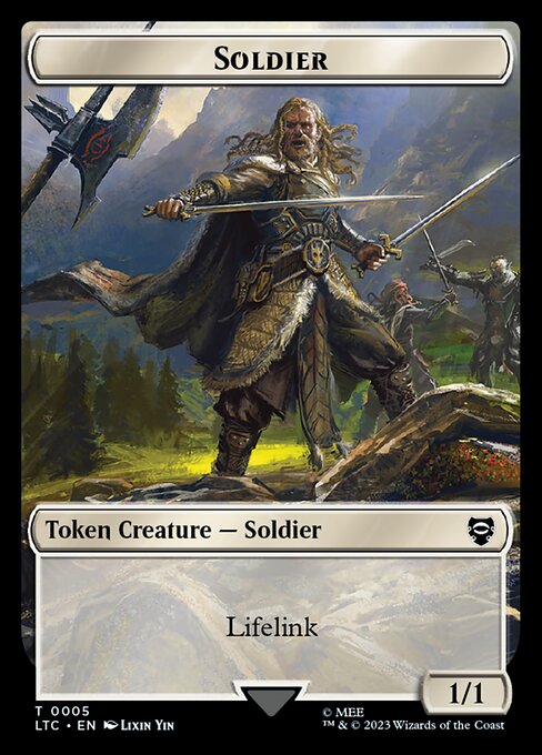 LTC - Soldier (Lifelink) // Food Token (Farmhouse)