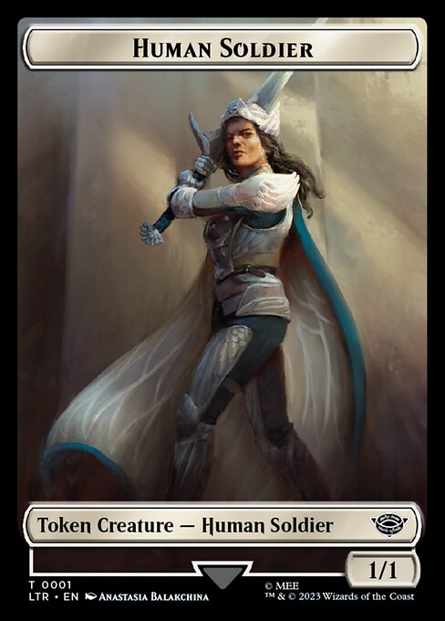 LTR - Food (Farmhouse) // Human Soldier (Gondor) Token