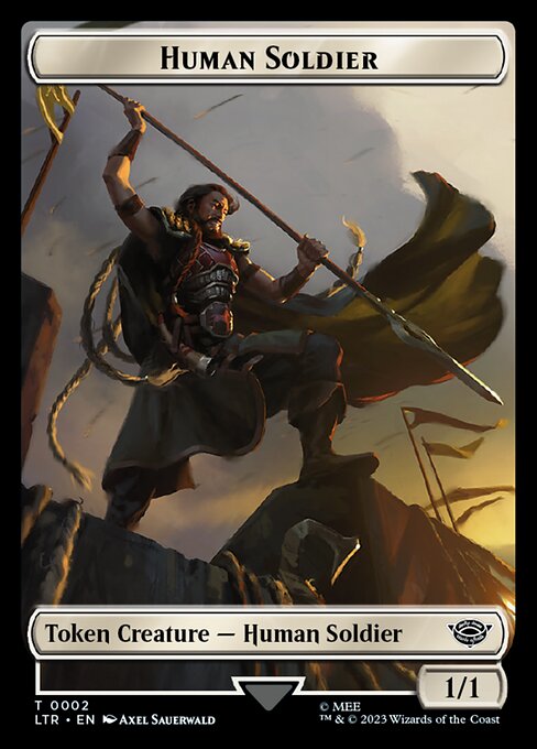 LTR - Food (Breakfast) // Human Soldier (Rohirrim) Token