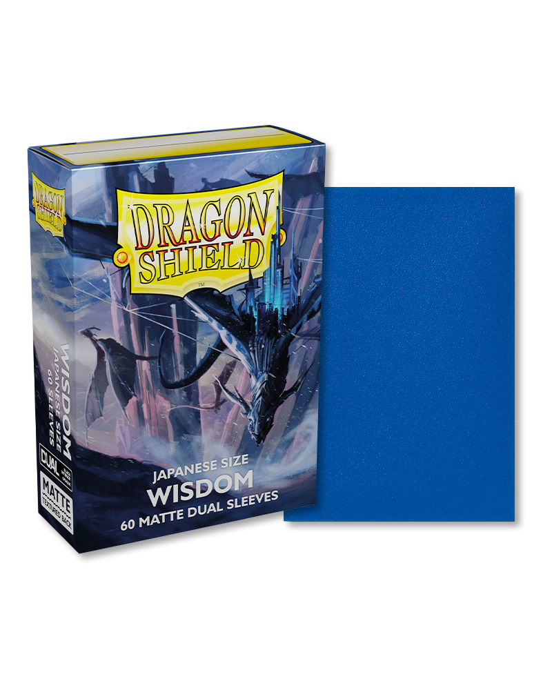 **OPENED** Dragon Shield - Japanese Size Matte Dual Sleeves (60ct) **OPENED PRODUCT**