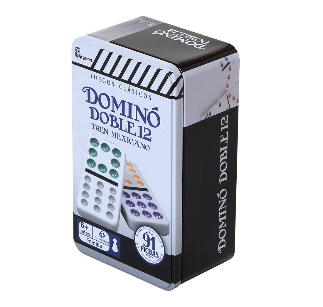 Domino Doble 12 tren Mexicano Tin