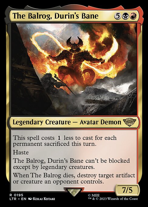 LTR - The Balrog, Durin's Bane