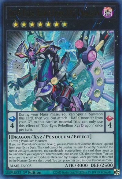 Odd-Eyes Rebellion Xyz Dragon - BLMR-EN005