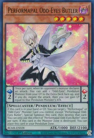 Performapal Odd-Eyes Butler - BLMR-EN028