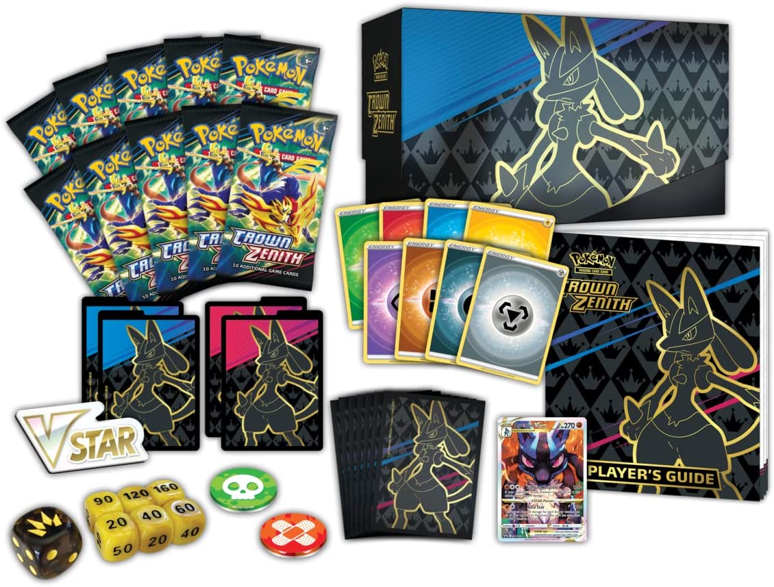  Pokemon - Shiny Zacian & Zamazent Card Sleeves - 65 Total -  Deck Shields - Crown Zenith : Toys & Games