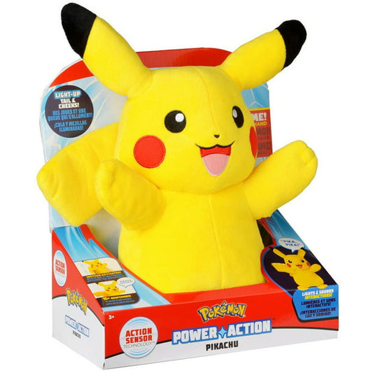 Pokémon - Power Action Plushtoy Pikachu