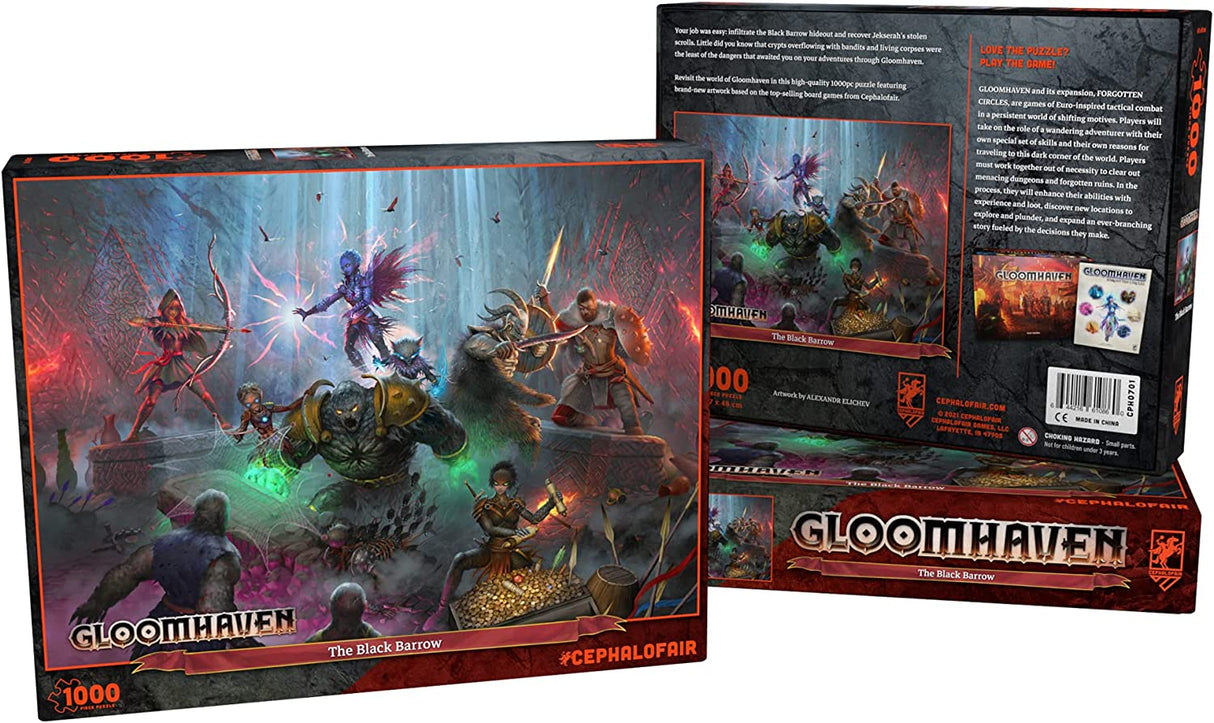 Puzzle: Gloomhaven- The Black Barrow (1000 pc)