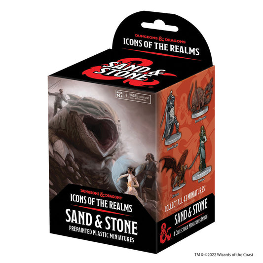 D&D Icons of the Realms Miniatures: Sand & Stone - Booster Pack