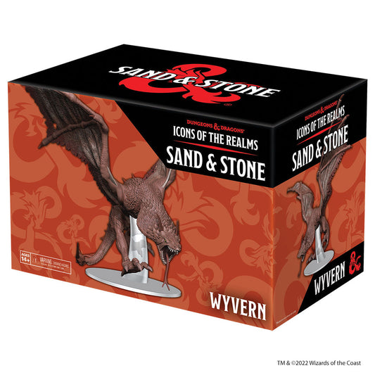 D&D Icons of the Realms Miniatures: Sand & Stone - Wyvern