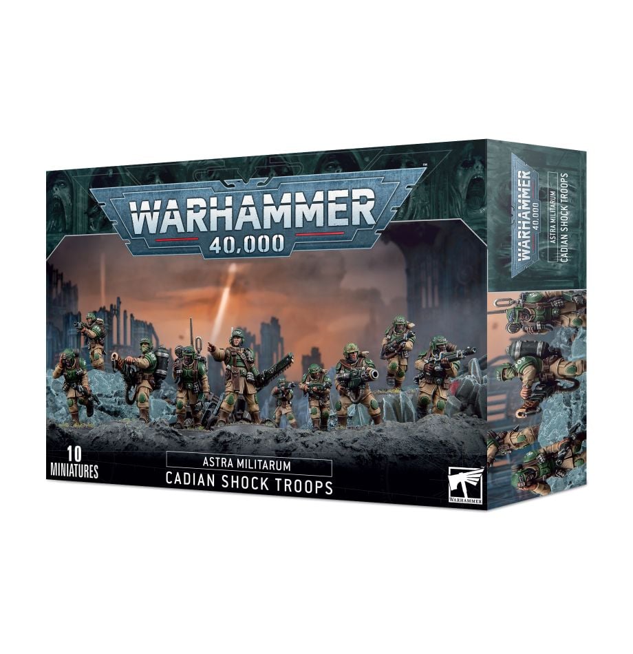 Warhammeer 40K: Astra Militarum - Cadian Shock Troops