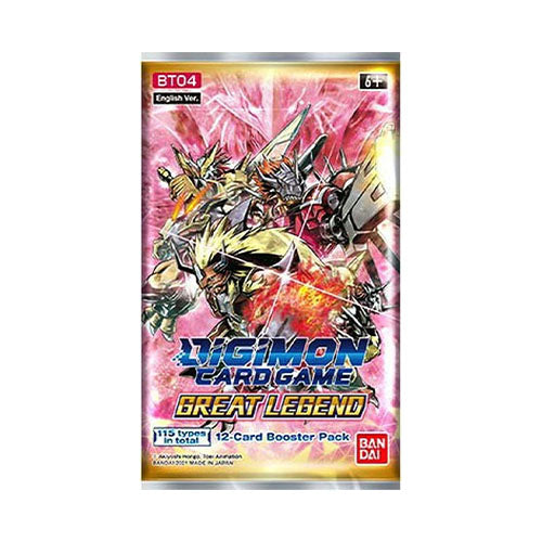 Digimon CG - BT04 Great Legend Booster Pack