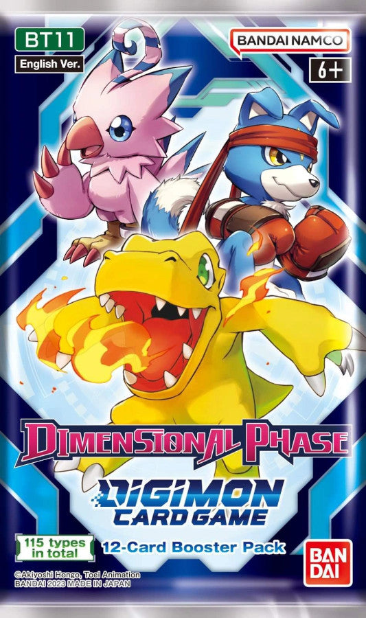 Digimon CG - BT11 Dimensional Phase Booster Pack
