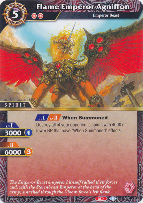 Flame Emperor Agniffon - BSS01-014