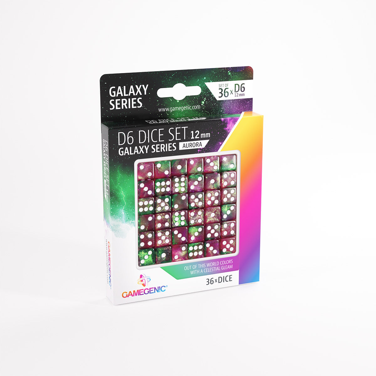 Gamegenic - Galaxy Series D6 Dice Set 12 mm (36 pcs)