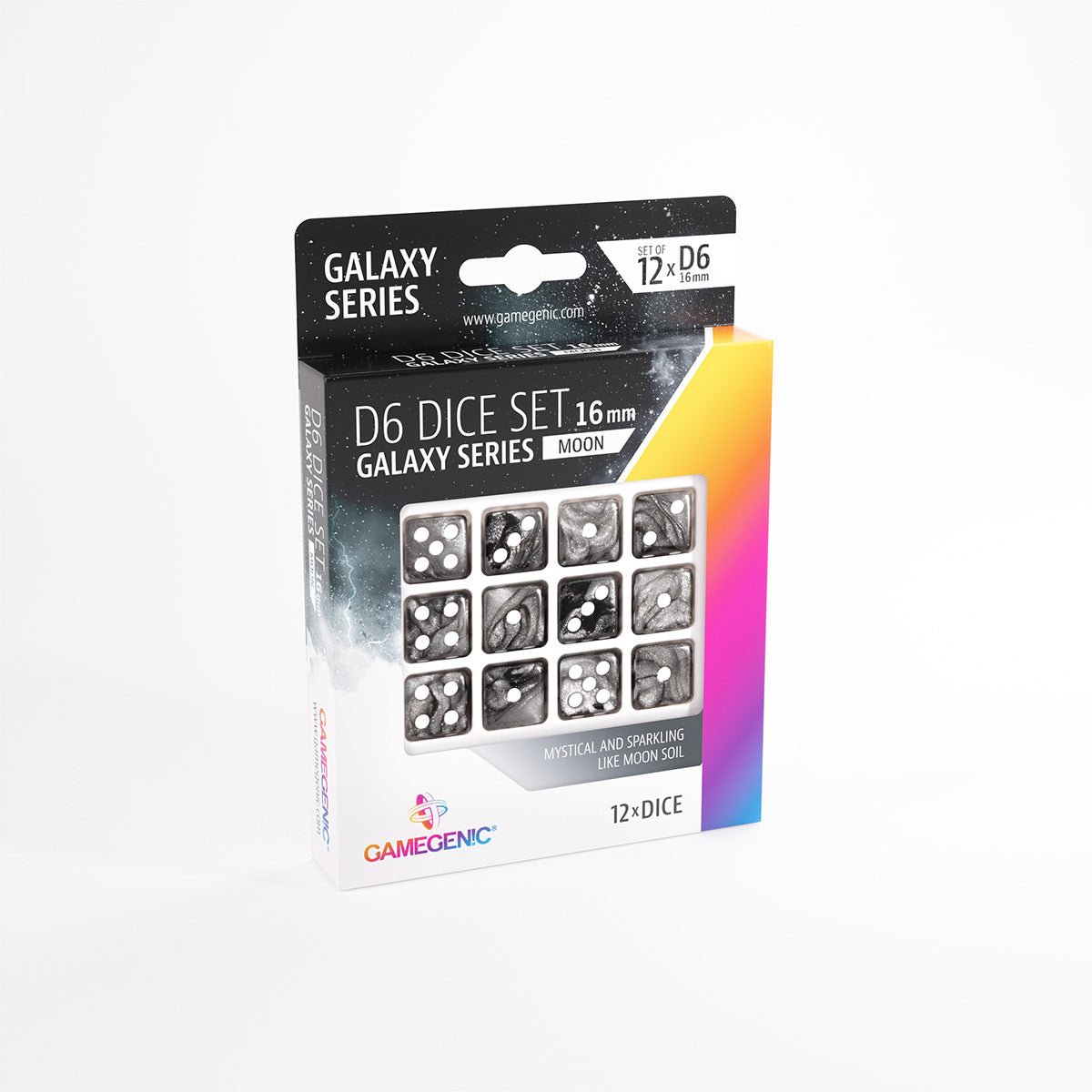 Gamegenic - Galaxy Series D6 Dice Set 16 mm (12 pcs)