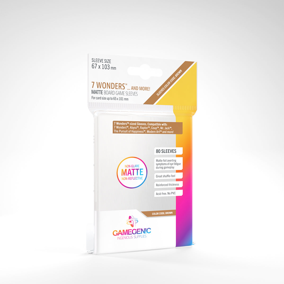 MATTE Board Games Sleeves