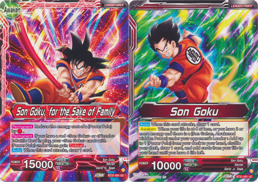 Son Goku // Son Goku, for the Sake of Family - BT21-001