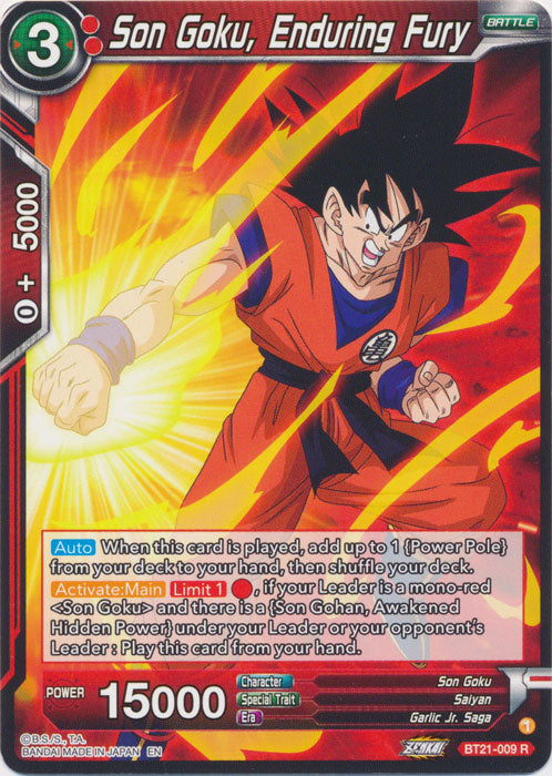 Son Goku, Enduring Fury - BT21-009