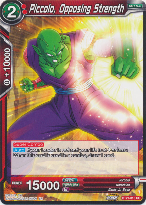 Piccolo, Opposing Strength - BT21-015