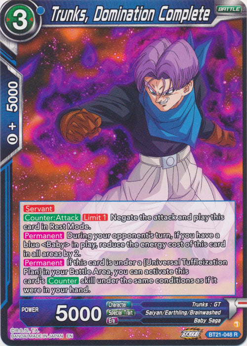 Trunks, Domination Complete - BT21-048