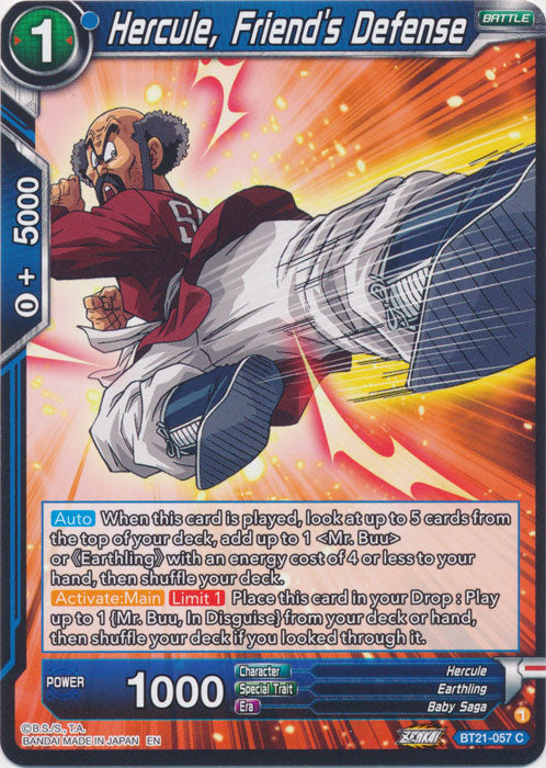 Hercule, Friend's Defense - BT21-057