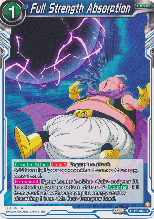 Full Strength Absorption - BT21-065