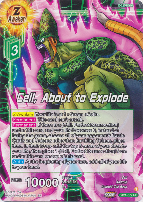 Cell, About to Explode - BT21-072