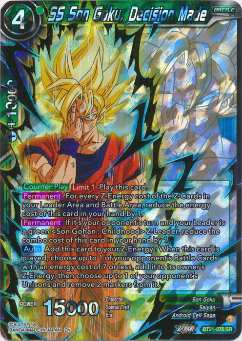 SS Son Goku, Decision Made - BT21-076