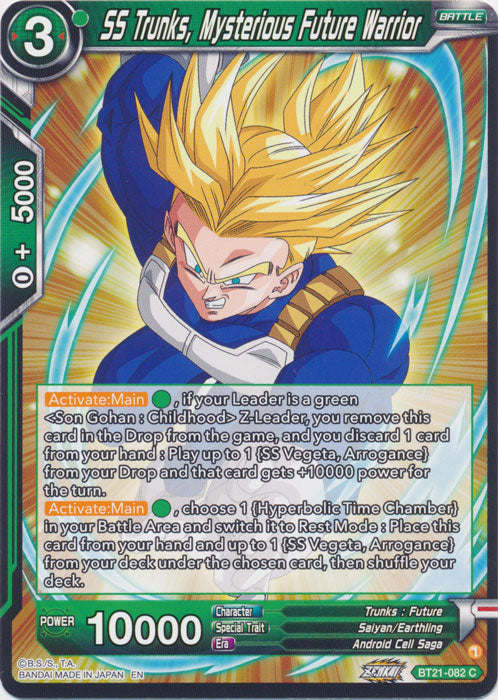 SS Trunks, Mysterious Future Warrior - BT21-082