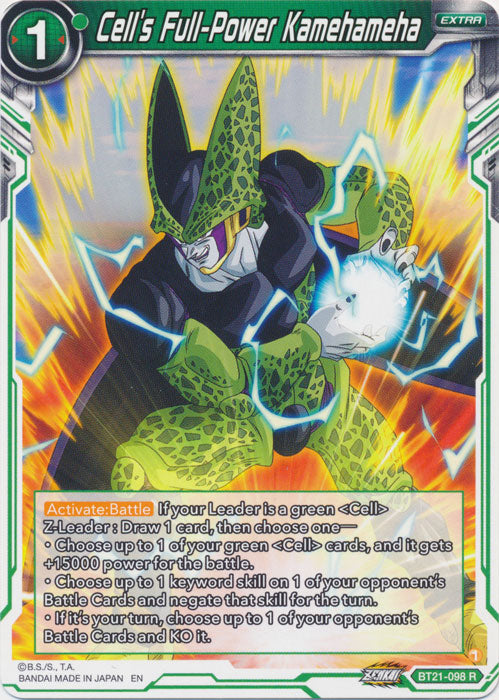 Cell's Full-Power Kamehameha - BT21-098