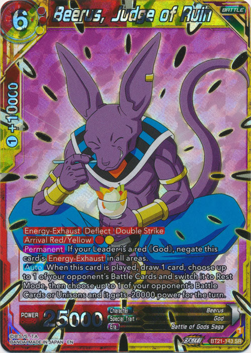 Beerus, Judge of Ruin - BT21-143