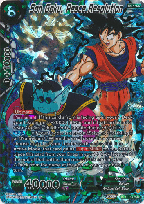 Son Goku, Peace Resolution - BT21-148
