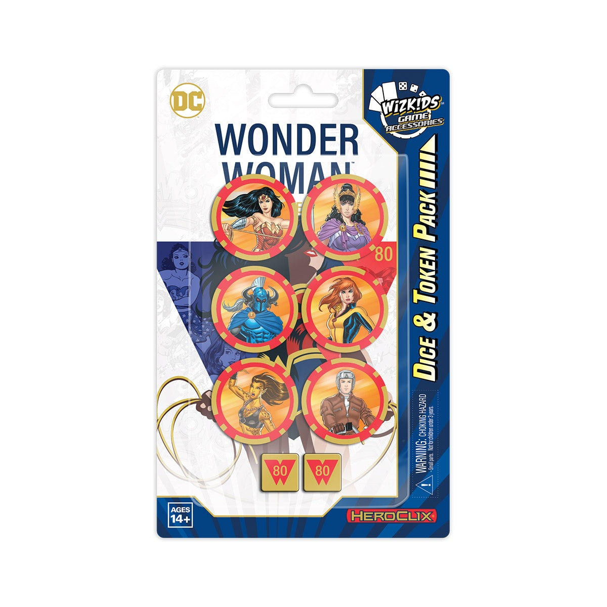 HeroClix - Dice & Token Pack - Wonder Woman 80th Anniversary