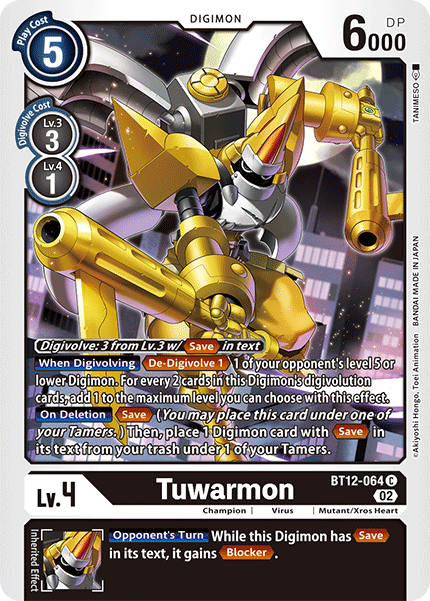 Tuwarmon - BT12-064