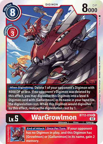 WarGrowlmon - BT12-016