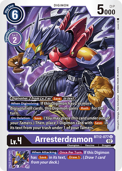 Arresterdramon - BT12-077