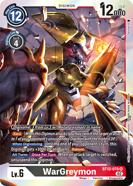 WarGreymon - BT12-070