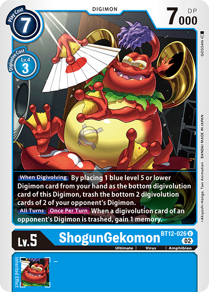 ShogunGekomon - BT12-026