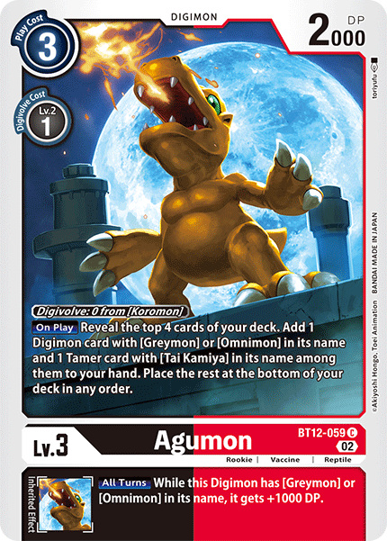 Agumon - BT12-059