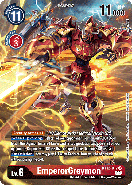 EmperorGreymon - BT12-017