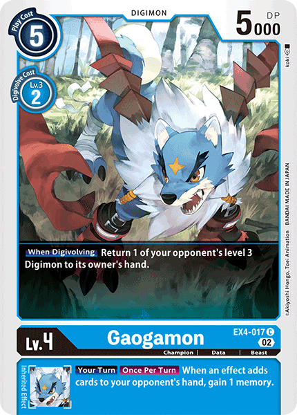 Gaogamon - EX4-017