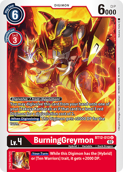 BurningGreymon - BT12-013