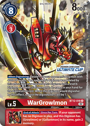 WarGrowlmon - BT12-016