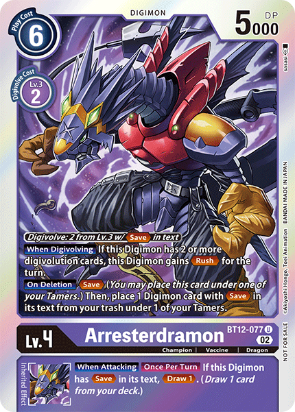 Arresterdramon (Box Topper) - BT12-077