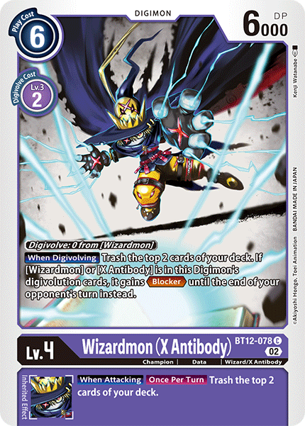 Wizardmon (X Antibody) - BT12-078